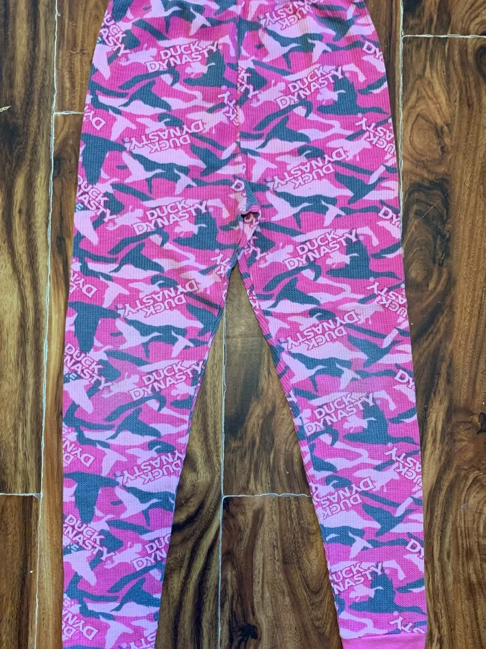 Duck Dynasty Y2K Camo Thermal Girls Size 10 Pajama Set. 3976N